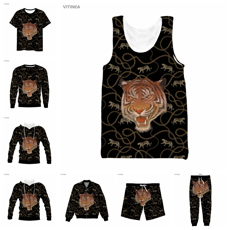vitinea New 3D Full Print tiger T-shirt/Sweatshirt/Zip Hoodies/Thin Jacket/Pants Four Seasons Casual W03
vitinea New 3D Full Print tiger T-shirt/Sweatshirt/Zip Hoodies/Thin Jacket/Pants Four Seasons Casual W03