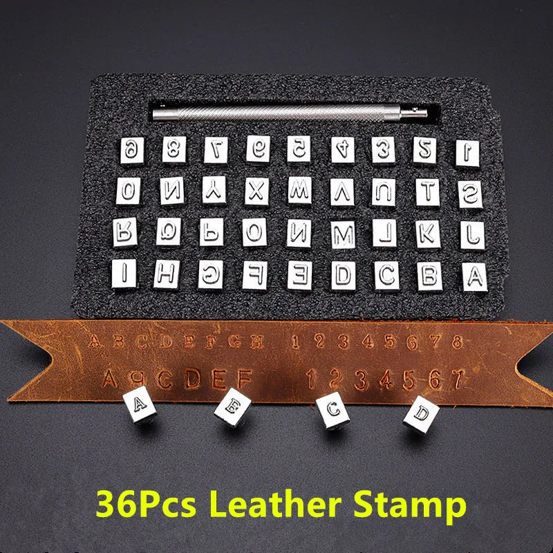 36Pcs/Set Leather Printing Punching Number Alphabet Letter Stamp DIY Leather Craft Design Making Hole Punch Tools 3.5/6.5mm
36Pcs/Set Leather Printing Punching Number Alphabet Letter Stamp DIY Leather Craft Design Making Hole Punch Tools 3.5/6.5mm