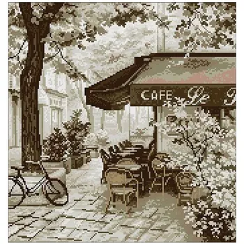 Parisian cafe patterns Counted Cross Stitch 11CT 14CT 18CT DIY Chinese Cross Stitch Kits Embroidery Needlework Sets
Parisian cafe patterns Counted Cross Stitch 11CT 14CT 18CT DIY Chinese Cross Stitch Kits Embroidery Needlework Sets