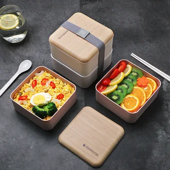 Health Lunch Box High Capacity Double Layer With Cutlery Food Container Outdoor Office School Portable Bento Box Set 1400ml
Health Lunch Box High Capacity Double Layer With Cutlery Food Container Outdoor Office School Portable Bento Box Set 1400ml