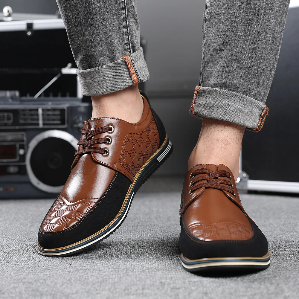 2020 Men Casual Shoes Spring Autumn Leather Men Shoes Fashion Men Loafers Italy Male Business Wedding Dress Shoes Big Size 48
2020 Men Casual Shoes Spring Autumn Leather Men Shoes Fashion Men Loafers Italy Male Business Wedding Dress Shoes Big Size 48