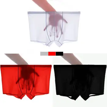 1Pcs Sexy Men Underwear Boxer Shorts Ice Silk U Convex Soft Sexy Male Men's Underpants Cueca Boxer Homme Slips Gay Underwear
1Pcs Sexy Men Underwear Boxer Shorts Ice Silk U Convex Soft Sexy Male Men's Underpants Cueca Boxer Homme Slips Gay Underwear