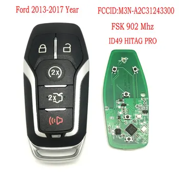 Datong World For Ford Car Remote Control Smart Key Fusion Explorer edge Mustang FCCID M3N-A2C31243300 ID49 FSK902 Key With Logo
Datong World For Ford Car Remote Control Smart Key Fusion Explorer edge Mustang FCCID M3N-A2C31243300 ID49 FSK902 Key With Logo