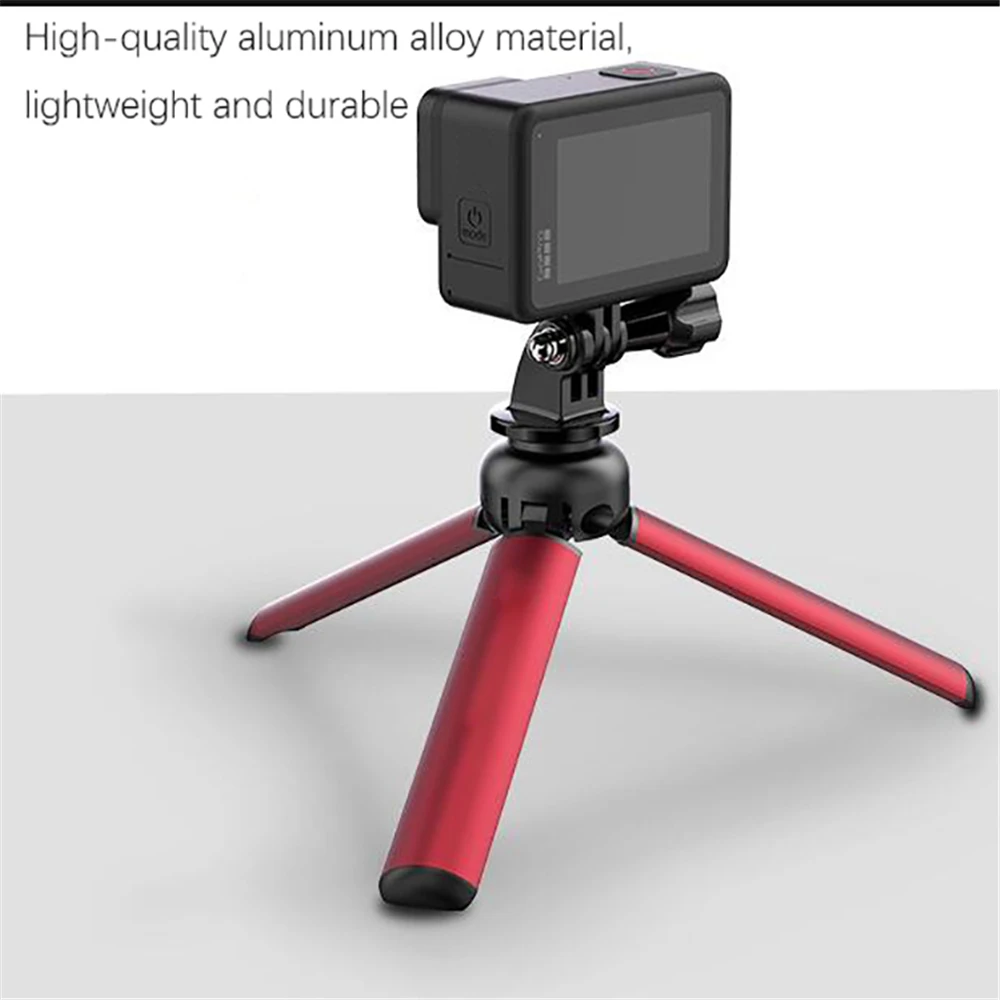Handheld Desktop Tripod Aluminum Alloy Action Camera Expansion Bracket Holder Accessories for GoPro 9/OSMO Mobile/Insta360
Handheld Desktop Tripod Aluminum Alloy Action Camera Expansion Bracket Holder Accessories for GoPro 9/OSMO Mobile/Insta360