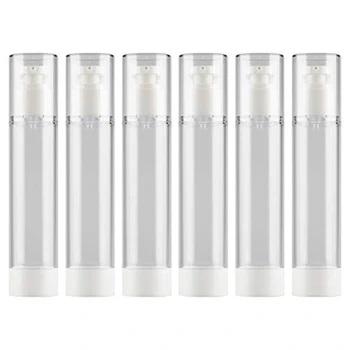 (100ML) Clear Airless Cosmetic Cream Pump Bottle Travel Size Dispenser Refillable Containers/Foundation Travel Pump Bottle for S
(100ML) Clear Airless Cosmetic Cream Pump Bottle Travel Size Dispenser Refillable Containers/Foundation Travel Pump Bottle for S