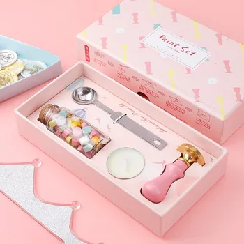 Macaron Fire Paint Seal Set Seal Wax Seal Kam Fire Wax Gift Box Creative Birthday Gift Seal without white wax
Macaron Fire Paint Seal Set Seal Wax Seal Kam Fire Wax Gift Box Creative Birthday Gift Seal without white wax