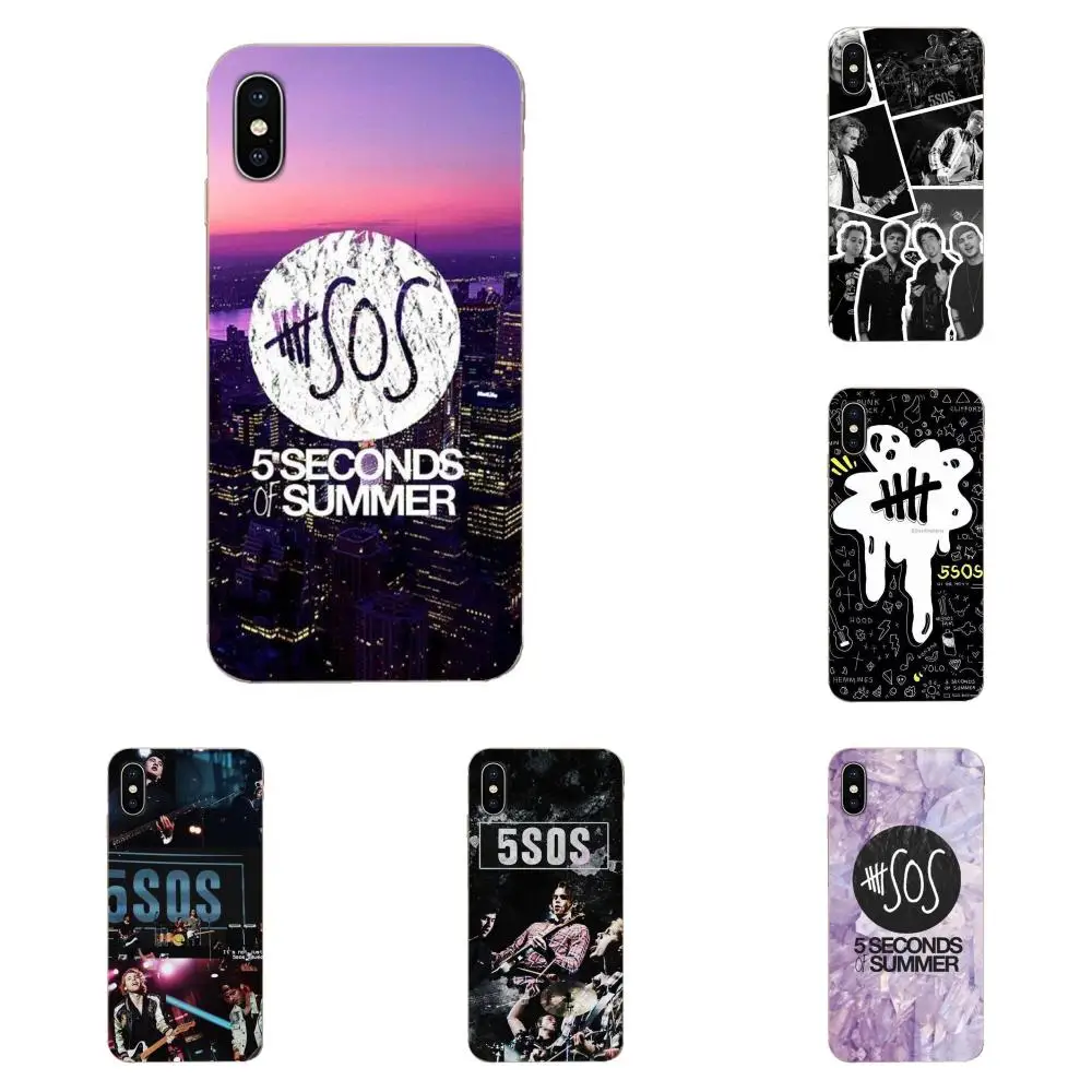 Для Apple iPhone 4 4S 5 5C 5S SE 6 6S 7 8 11 Plus Pro X XS Max XR TPU хит продаж секунд лета 5sos | Мобильные