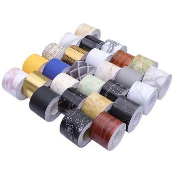 5M Self adhesive waist lines waterproof PVC kitchen sink tape wall corner tile border sticker window door Wallpaper Home Decor
5M Self adhesive waist lines waterproof PVC kitchen sink tape wall corner tile border sticker window door Wallpaper Home Decor