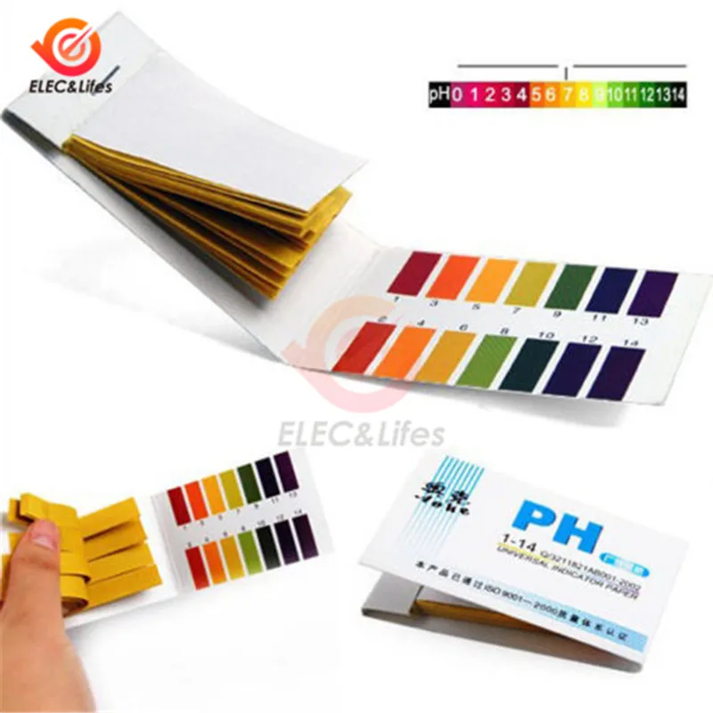 80 Strips/pack pH test strips Full PH Meter PH Controller 1-14st Indicator Litmus Paper Water Soilsting Kit
80 Strips/pack pH test strips Full PH Meter PH Controller 1-14st Indicator Litmus Paper Water Soilsting Kit