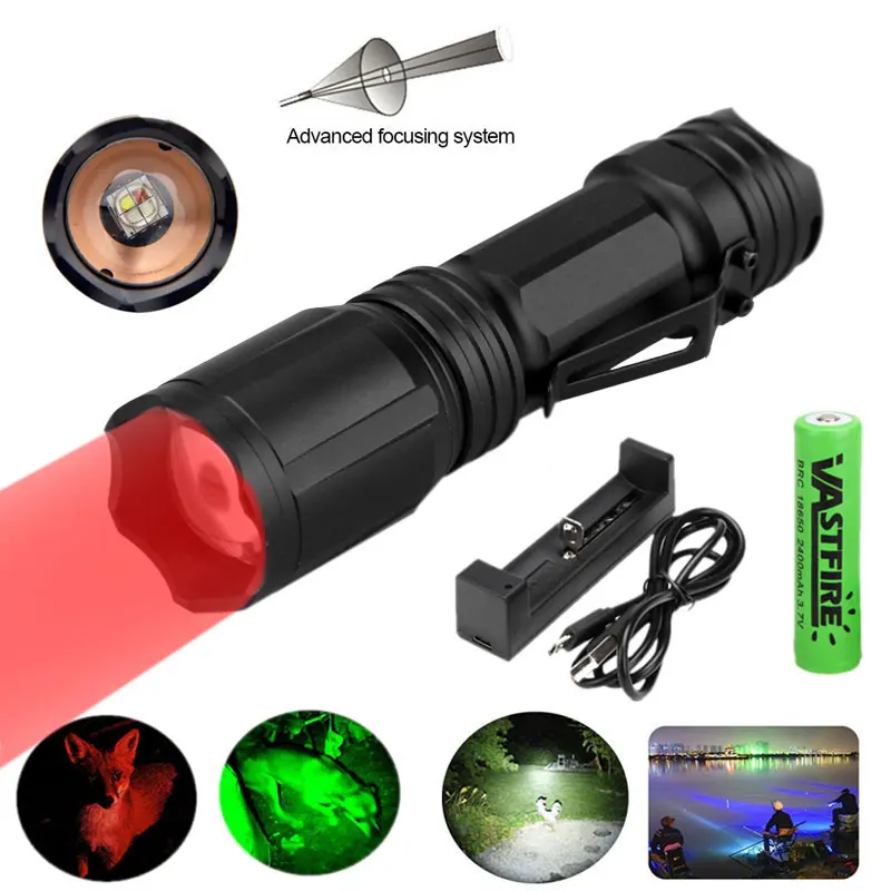 10W Led Flashlight Ultra Bright XML Powerful Usb Torch 4 Color In 1 Multi-Color Lantern 18650 Best Camping Fishing Hunting Lamp
10W Led Flashlight Ultra Bright XML Powerful Usb Torch 4 Color In 1 Multi-Color Lantern 18650 Best Camping Fishing Hunting Lamp