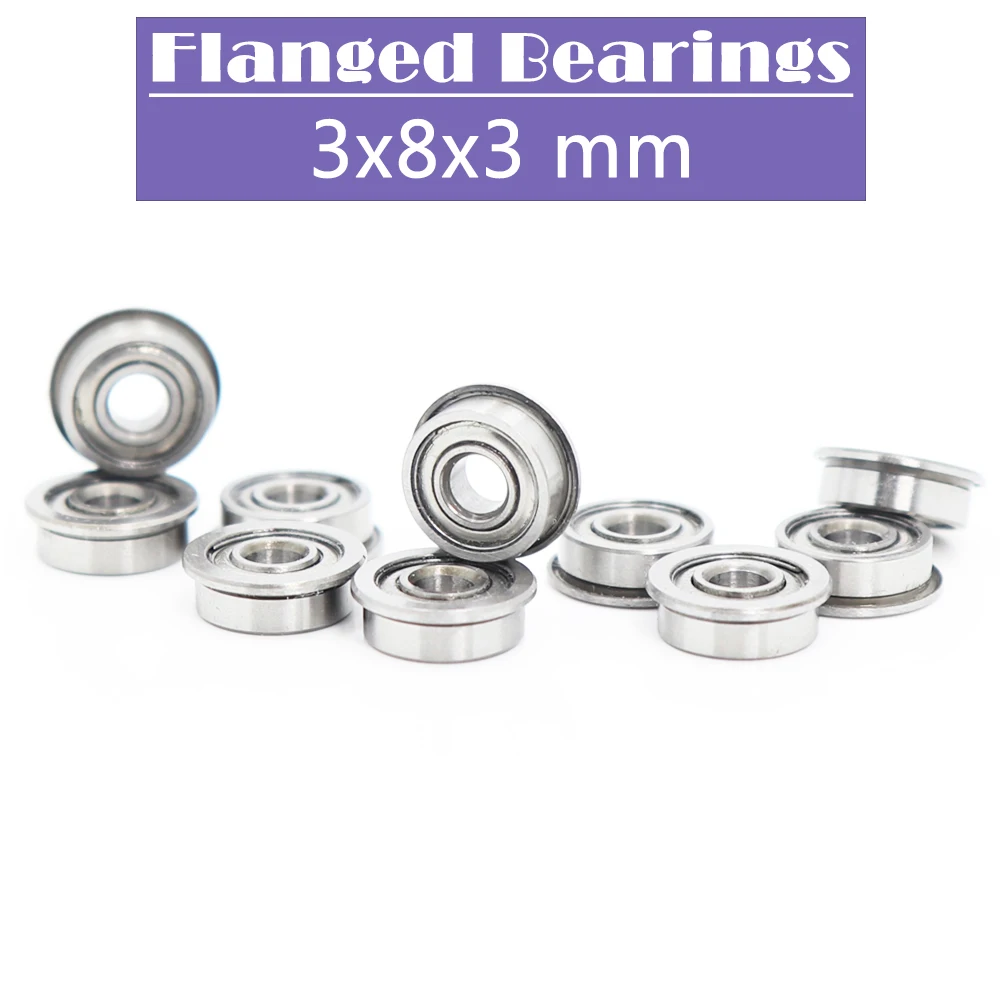 MF83ZZ Flange Bearing 3*8*3 mm ( 10 PCS ) Miniature Flanged MF83 Z ZZ Ball Bearings
MF83ZZ Flange Bearing 3*8*3 mm ( 10 PCS ) Miniature Flanged MF83 Z ZZ Ball Bearings