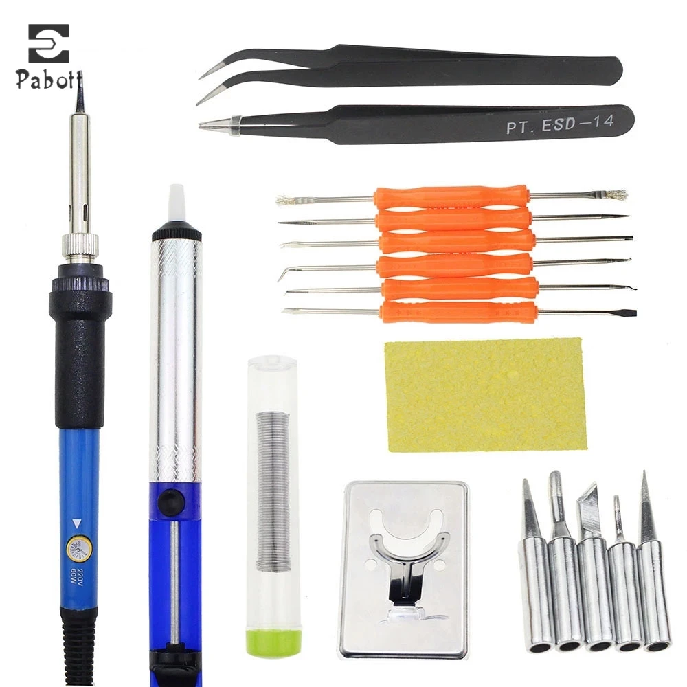 Electric Soldering Iron Set Adjustable Temperature 220V Welding Tool Ceramic Heater Soldering Iron Head Desoldering Pump
Electric Soldering Iron Set Adjustable Temperature 220V Welding Tool Ceramic Heater Soldering Iron Head Desoldering Pump