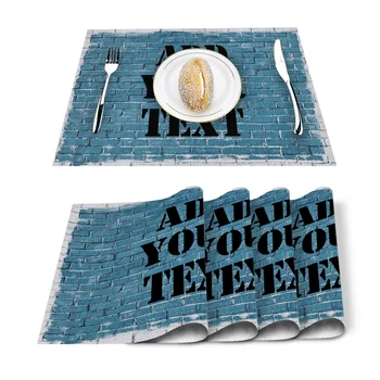 Custom Text Placemat for Dining Table Non-slip and Heat-insulating Table Mat Table Decoration
Custom Text Placemat for Dining Table Non-slip and Heat-insulating Table Mat Table Decoration