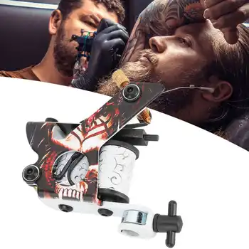 Professional Skull Pattern Coil Tattoo Machine for Liner Shader Body Art Tattoo Tool Permanent Makeup Tools
Professional Skull Pattern Coil Tattoo Machine for Liner Shader Body Art Tattoo Tool Permanent Makeup Tools
