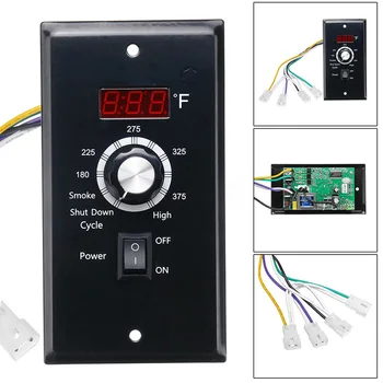 Thermostat Mini Regulator Digital Safe Temperature Controller 120V Digital BBQ Smoker Board For Z GRILL Wood Pellet
Thermostat Mini Regulator Digital Safe Temperature Controller 120V Digital BBQ Smoker Board For Z GRILL Wood Pellet