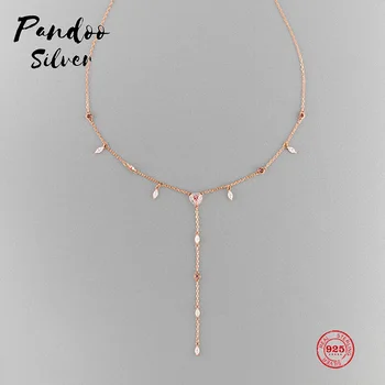 PANDOO Fashion Charm Pure 925 Silver Original 1:1 Copy, Simple Design Wild Fashion Tassel Necklace Female Luxury Jewelry Gifts
PANDOO Fashion Charm Pure 925 Silver Original 1:1 Copy, Simple Design Wild Fashion Tassel Necklace Female Luxury Jewelry Gifts