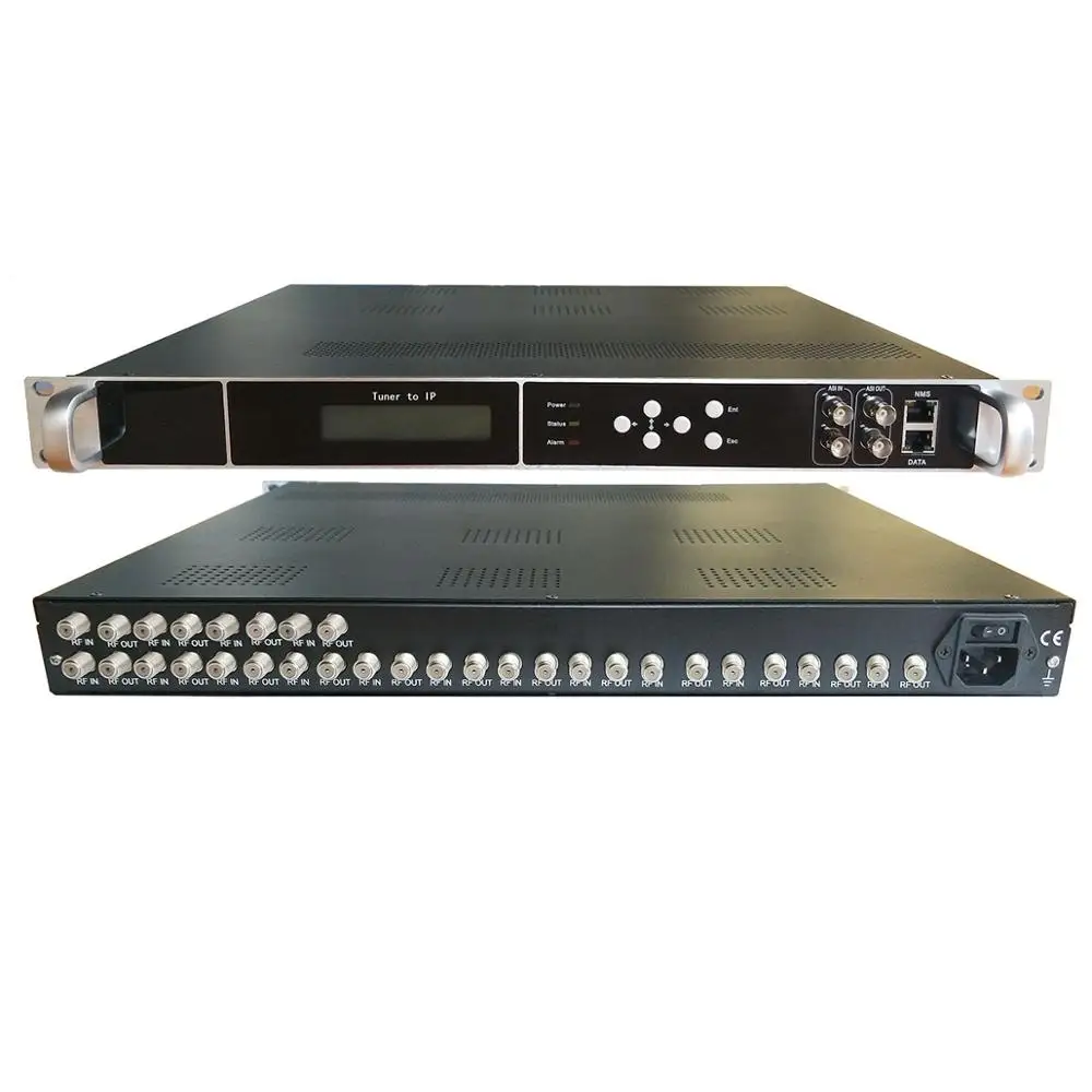 Tuner to IP / ASI All-in-one RF RF (DVB-S2/ C / T / ATSC / ISDB) to IP, ASI, DVB Digital Stream Receiver
Tuner to IP / ASI All-in-one RF RF (DVB-S2/ C / T / ATSC / ISDB) to IP, ASI, DVB Digital Stream Receiver