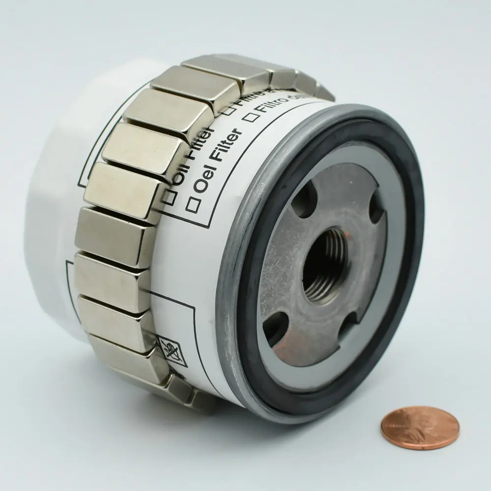 Automotive Magnet Oil Filter NdFeB Neodymium Magnets 150 degree C Filters Can Protect Ur Engine 20x10x5 +/-0.1mm 12pcs
Automotive Magnet Oil Filter NdFeB Neodymium Magnets 150 degree C Filters Can Protect Ur Engine 20x10x5 +/-0.1mm 12pcs