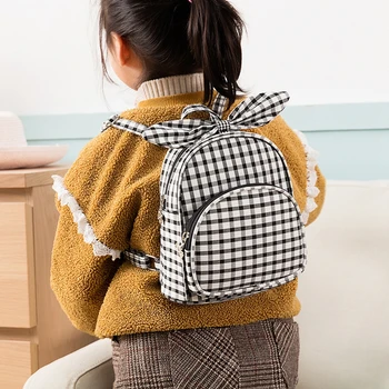 Mini Backpack Women Bowknot Plaid Shoulder Bag For Teenage Girls Kids Small Bagpack Female Ladies School Backpack hot 
Mini Backpack Women Bowknot Plaid Shoulder Bag For Teenage Girls Kids Small Bagpack Female Ladies School Backpack hot