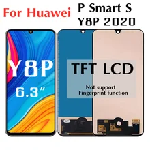 Ensemble écran tactile LCD TFT de remplacement, 2020 pouces, pour Huawei P Smart S / Y8P AQM-LX1 6.3=