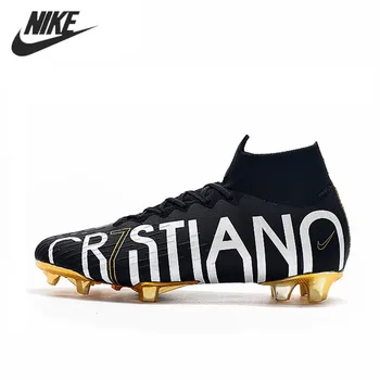 

NIKE Mercurial Superfly VI Flyknit 360 Elite CR7 SE FG 35-45 botas de fútbol Zapatos de los hombres LVL a zapatos de fútbol