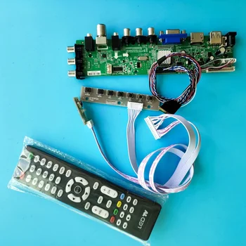 Kit For LP140WH1-TLD3/LP140WH1-TLE1 screen Panel DVB-T2 1366X768 HDMI AV controller board Signal digital LED USB VGA TV remote
Kit For LP140WH1-TLD3/LP140WH1-TLE1 screen Panel DVB-T2 1366X768 HDMI AV controller board Signal digital LED USB VGA TV remote