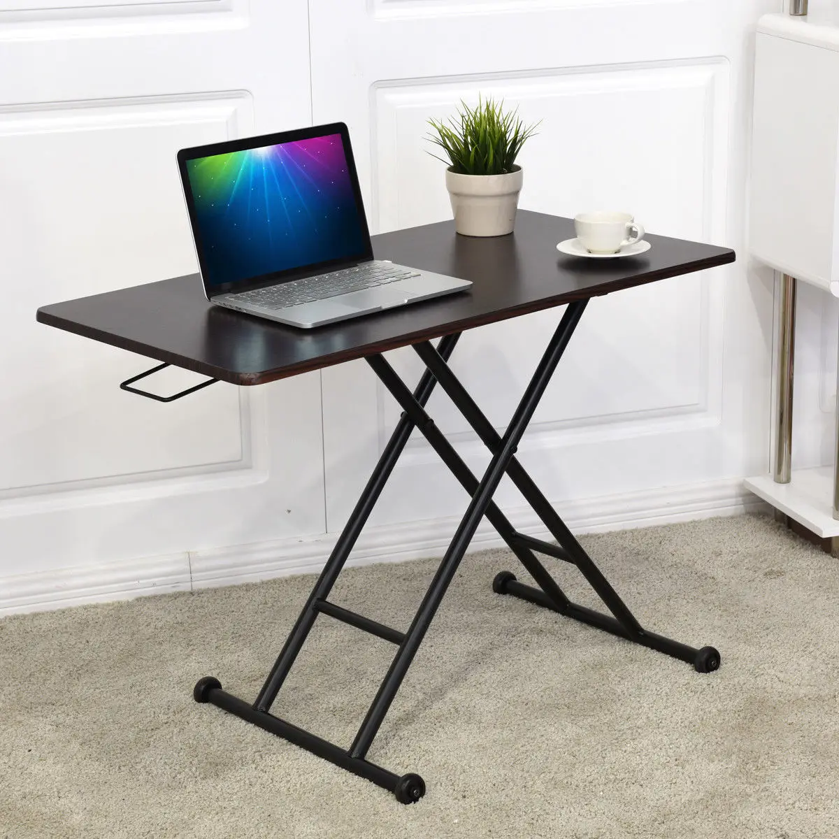Costway Height Adjustable Standing Desk Converter Sit-Stand Computer Laptop Workstation
Costway Height Adjustable Standing Desk Converter Sit-Stand Computer Laptop Workstation