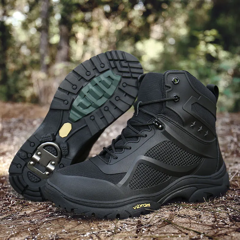 Tactical boots men's special forces high boots autumn and winter desert combat boots outdoor hiking shoes military fans training
Tactical boots men's special forces high boots autumn and winter desert combat boots outdoor hiking shoes military fans training