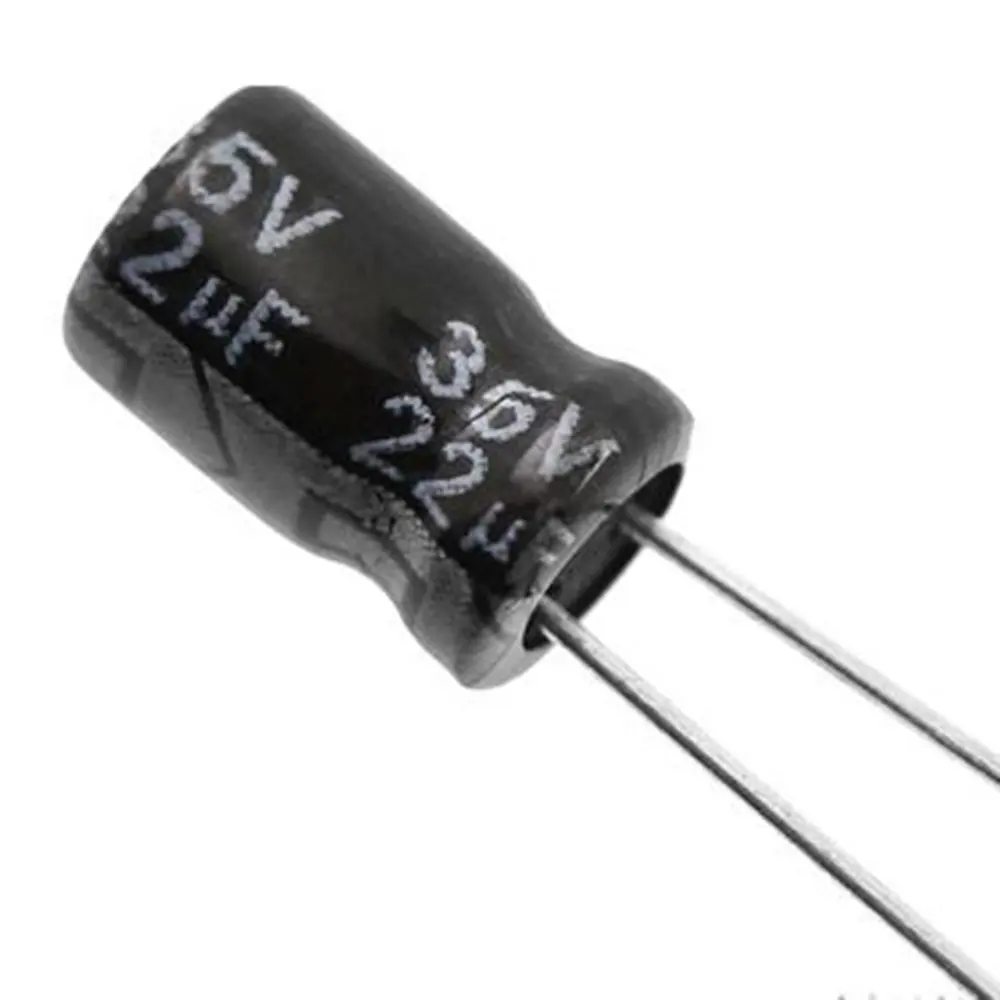 50 шт. алюминиевый электролитический конденсатор 22 мкФ 35 в МФ 5*7 мм радиальный 22мф