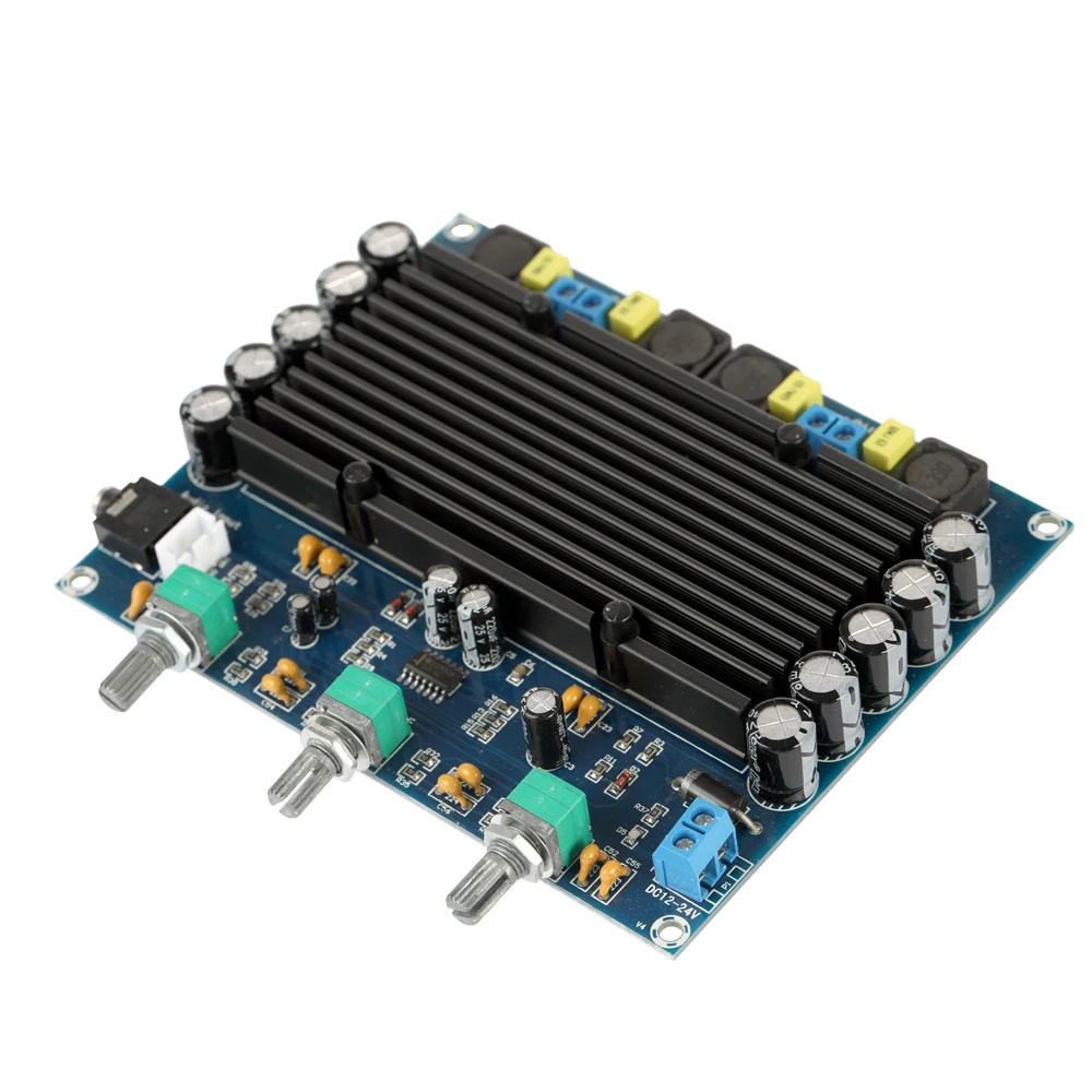 DIY Voice Amplifier Board TPA3116D2 2*50W+100W 4.2 Channel Digital Subwoofer Power Amplifier Board XH-M549
DIY Voice Amplifier Board TPA3116D2 2*50W+100W 4.2 Channel Digital Subwoofer Power Amplifier Board XH-M549