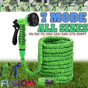 25/50/75/100/125/175/200FT Expandable Flexible Water Hoses Pipe Watering Spray Gun for Car Garden Hose
25/50/75/100/125/175/200FT Expandable Flexible Water Hoses Pipe Watering Spray Gun for Car Garden Hose