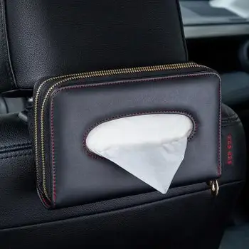 Car Leather Zipper Sun Visor Seat Back Tissue Box Cover Pumping Paper Car Home Napkin Holder Case Fit For BMW MINI Cooper
Car Leather Zipper Sun Visor Seat Back Tissue Box Cover Pumping Paper Car Home Napkin Holder Case Fit For BMW MINI Cooper
