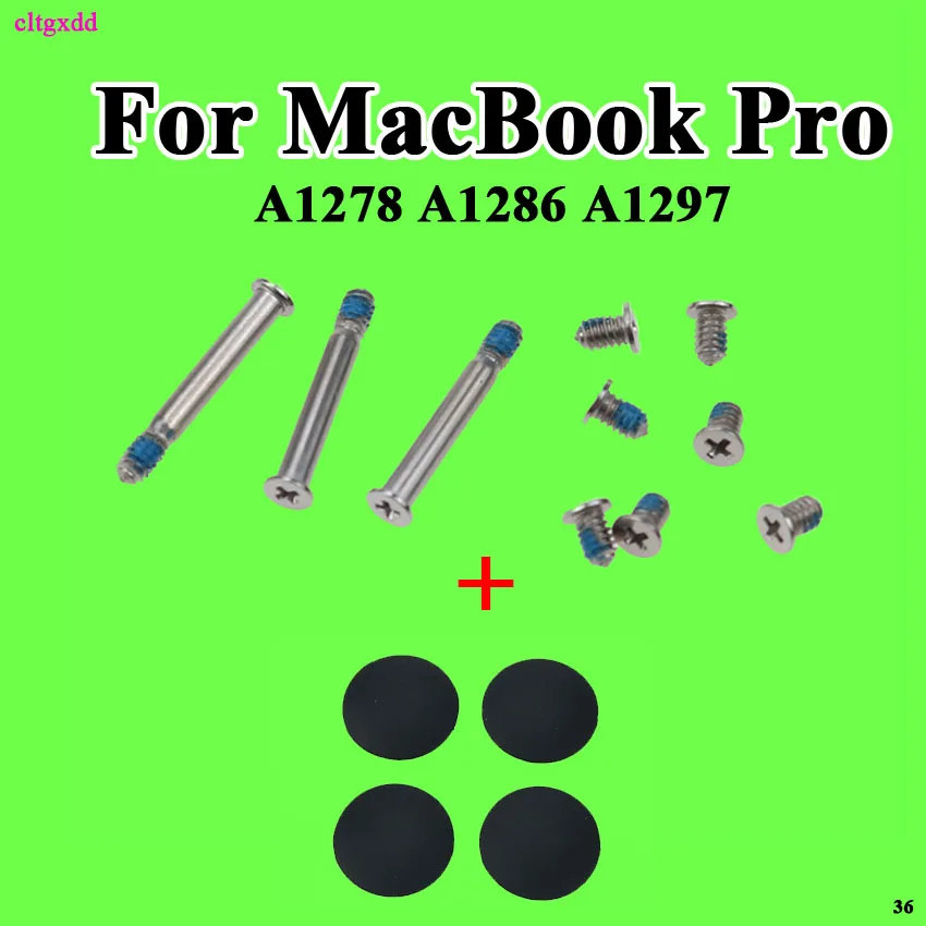 cltgxdd For Apple MacBook Pro 13" 15" 17" Back Cover Screw Rubber Feet Bottom for Macbook A1278 A1286 A1297
cltgxdd For Apple MacBook Pro 13" 15" 17" Back Cover Screw Rubber Feet Bottom for Macbook A1278 A1286 A1297