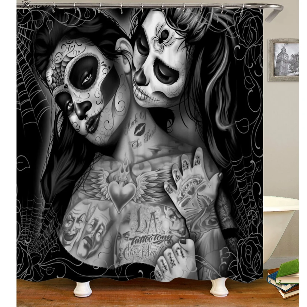 Waterproof Shower Curtains and Bath Mat Set Halloween Shower Curtain Scary Rusty Rotten Skull Pattern Shower Curtain Art Mat
Waterproof Shower Curtains and Bath Mat Set Halloween Shower Curtain Scary Rusty Rotten Skull Pattern Shower Curtain Art Mat