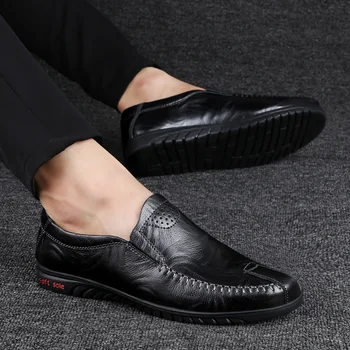 Big size 37-47 Fashion Mens leather light Shoes Casual Brands Slip On Formal Shoes Men Loafers Moccasins Leather Driving Shoes 5 
Big size 37-47 Fashion Mens leather light Shoes Casual Brands Slip On Formal Shoes Men Loafers Moccasins Leather Driving Shoes 5