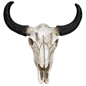 Resin Longhorn Cow Skull Head Wall Hanging Decor 3D Animal Wildlife Sculpture Figurines Crafts Horns For Home Halloween Decor
Resin Longhorn Cow Skull Head Wall Hanging Decor 3D Animal Wildlife Sculpture Figurines Crafts Horns For Home Halloween Decor