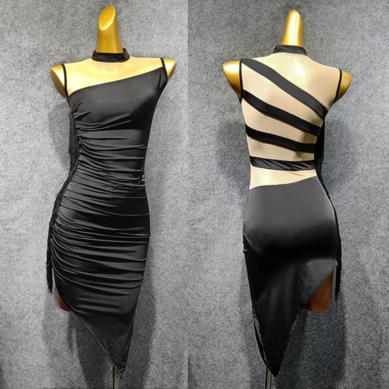 Latin Dance Dress Sleeveless Skin Color Mesh Adults Practice Performance Clothing Rumba Cha Cha Samba Salsa Dancewear DN4065
Latin Dance Dress Sleeveless Skin Color Mesh Adults Practice Performance Clothing Rumba Cha Cha Samba Salsa Dancewear DN4065