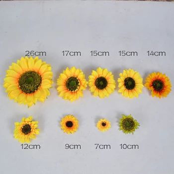 10pcs 9 style Silk Sunflower Artificial Flower Head For Wedding Decoration DIY Scrapbooking Wreath Craft Accessories Fake Flower
10pcs 9 style Silk Sunflower Artificial Flower Head For Wedding Decoration DIY Scrapbooking Wreath Craft Accessories Fake Flower