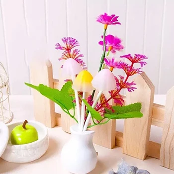 Light-controlled small night light 1Pcs Us plug sensing dream romantic color sensor LED mushroom night Ligh t home decoration
Light-controlled small night light 1Pcs Us plug sensing dream romantic color sensor LED mushroom night Ligh t home decoration