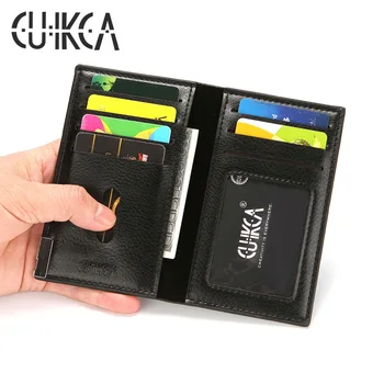 CUIKCA Men's Card Wallet Waterproof PU Leather Wallet Iron Included Angle Slim Wallet Card Cases Business Card Holder Card
CUIKCA Men's Card Wallet Waterproof PU Leather Wallet Iron Included Angle Slim Wallet Card Cases Business Card Holder Card