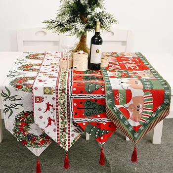 Decoracion navidad2021 175X35CM Christmas table runner Christmas table Flag Christmas decorations for home table Xmas tablecloth
Decoracion navidad2021 175X35CM Christmas table runner Christmas table Flag Christmas decorations for home table Xmas tablecloth