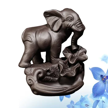 1pc Backflow Incense Burner Holy Thailand Style Decorative Elephant God Statue Burner Home Decor for Home 
1pc Backflow Incense Burner Holy Thailand Style Decorative Elephant God Statue Burner Home Decor for Home