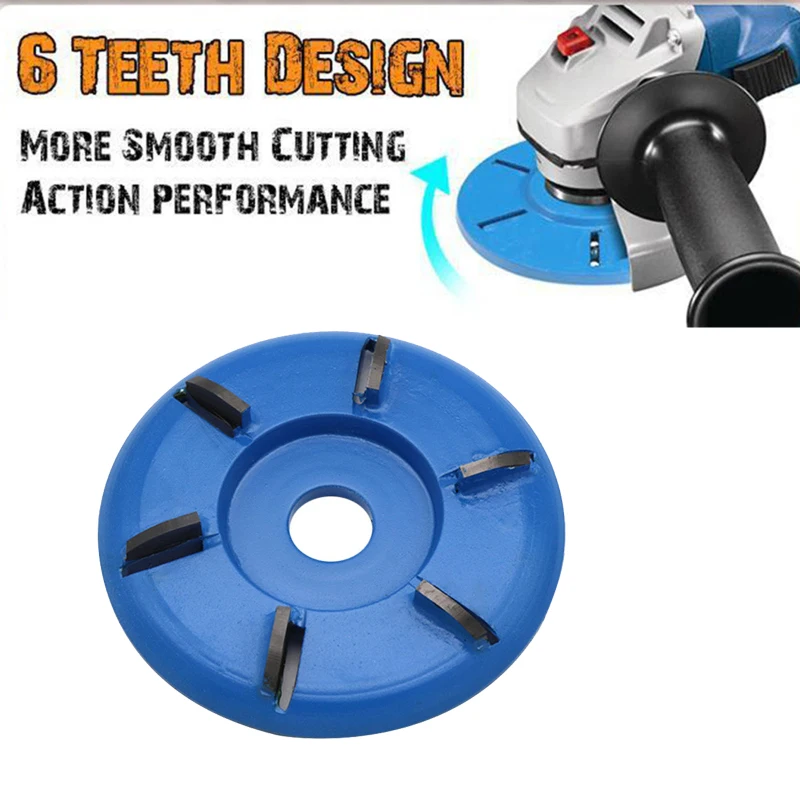 Hot 90mm Six-tooth Milling Cutter Angle Grinder Accessories Power Wood Carving Disc Milling Cutter Blade Woodworking Turbo Tools
Hot 90mm Six-tooth Milling Cutter Angle Grinder Accessories Power Wood Carving Disc Milling Cutter Blade Woodworking Turbo Tools