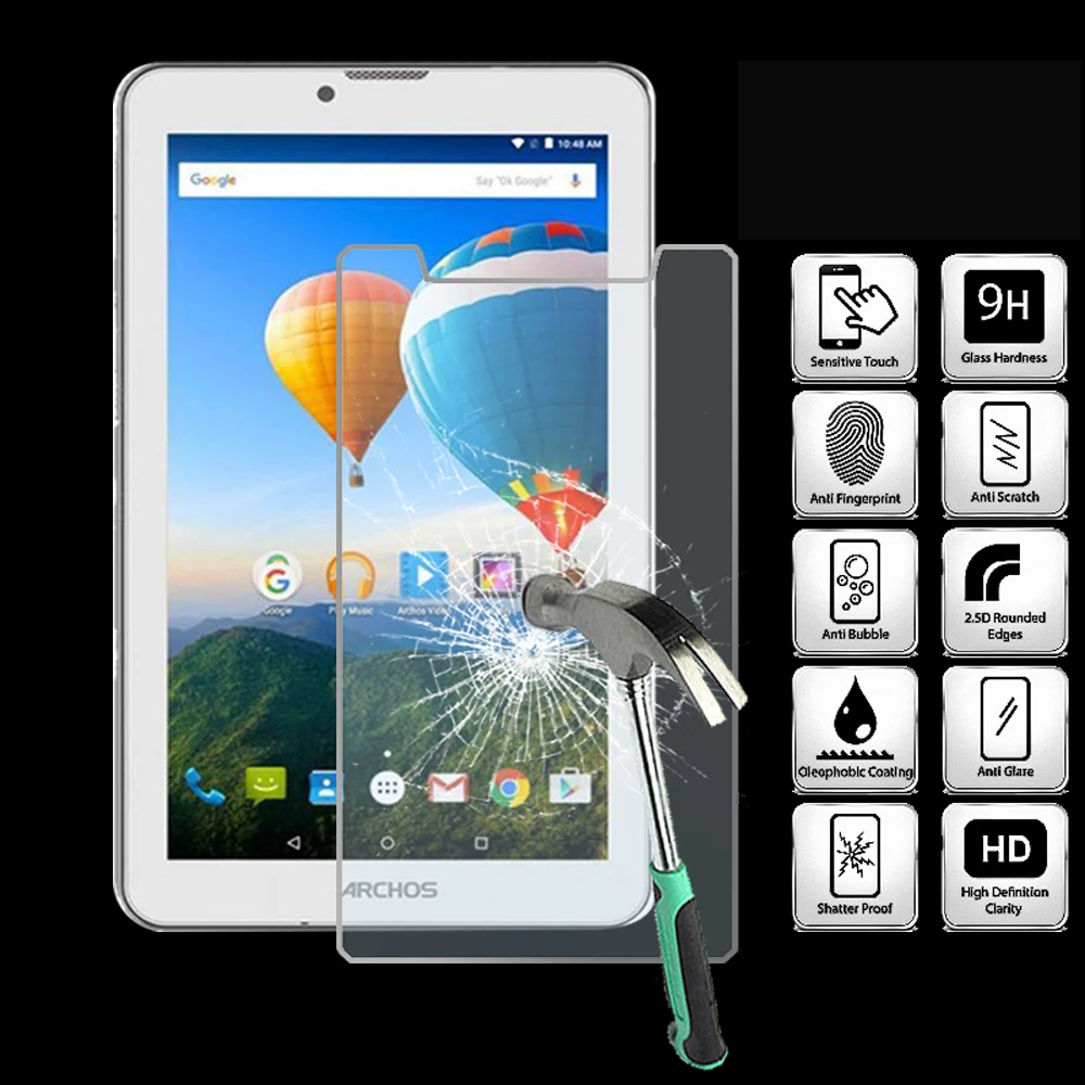 For ARCHOS 70 Xenon Titanium Tablet Tempered Glass Screen Protector Cover Explosion-Proof Anti-Scratch Screen Film
For ARCHOS 70 Xenon Titanium Tablet Tempered Glass Screen Protector Cover Explosion-Proof Anti-Scratch Screen Film