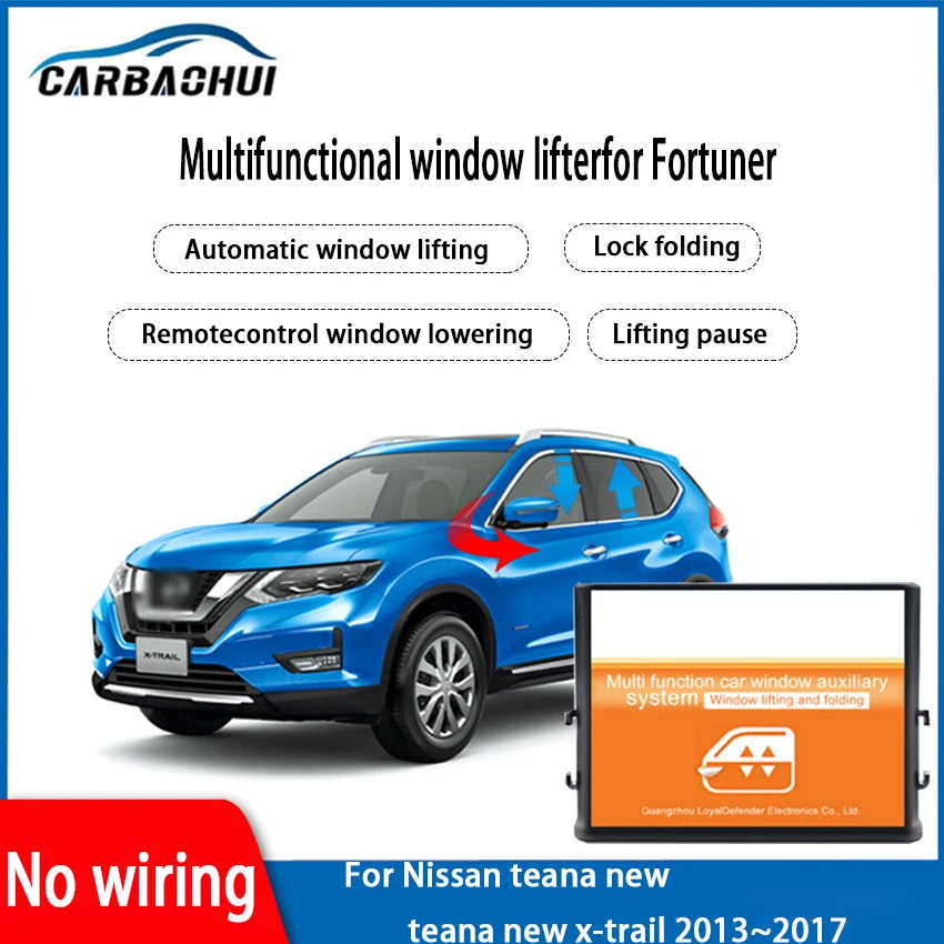 Intelligent Window Closer Rearview mirror folding and automatic locking device For Nissan teana new teana new x-trail 2013~2017
Intelligent Window Closer Rearview mirror folding and automatic locking device For Nissan teana new teana new x-trail 2013~2017