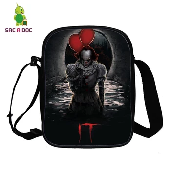 IT Horror Movie Clown Shoulder Bag Mini Messenger Bags Purses Handbags for Teenage Girls Boys Crossbody Travel Shoulder Bags
IT Horror Movie Clown Shoulder Bag Mini Messenger Bags Purses Handbags for Teenage Girls Boys Crossbody Travel Shoulder Bags