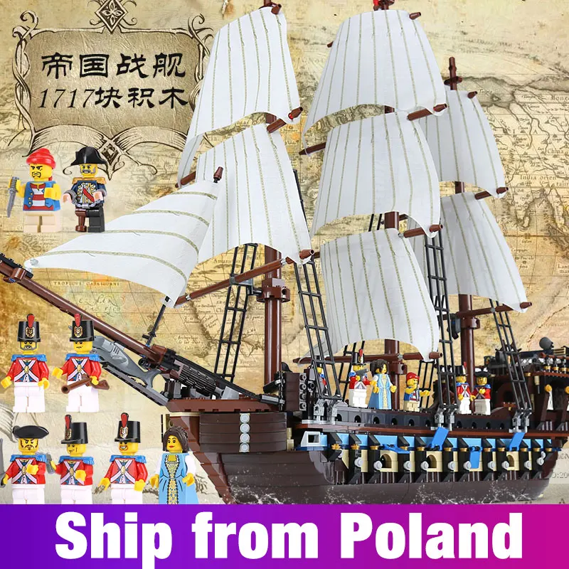 2019 Imperial flagship Model Pirates ship Building Blocks toys kids Bricks toy boy gifts Compatible with Lego 10210
2019 Imperial flagship Model Pirates ship Building Blocks toys kids Bricks toy boy gifts Compatible with Lego 10210