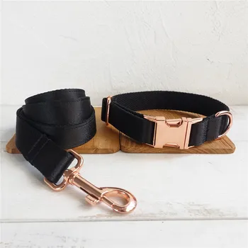 Personalized ID Dog Collar and Leash Set Quality Rose Gold Metal Buckles Dog Collar The BLACK KNIGHT Designer Collar Adjustable
Personalized ID Dog Collar and Leash Set Quality Rose Gold Metal Buckles Dog Collar The BLACK KNIGHT Designer Collar Adjustable