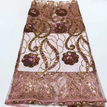 Latest Pink Milk Silk Lace High Quality New French Mesh Milk Silk Laces Fabrics With Sequins For Nigerian Wedding Party Dress
Latest Pink Milk Silk Lace High Quality New French Mesh Milk Silk Laces Fabrics With Sequins For Nigerian Wedding Party Dress