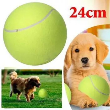 24cm Dog Tennis Ball Giant Pet Toy Tennis Ball Dog Toy Jumbo Kids Dog's Signature For Pet Toy Mega Supplies Ball Chew B7W4 
24cm Dog Tennis Ball Giant Pet Toy Tennis Ball Dog Toy Jumbo Kids Dog's Signature For Pet Toy Mega Supplies Ball Chew B7W4